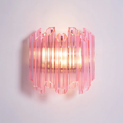 Pink Mirror Palermo Wall Light - Nuvé