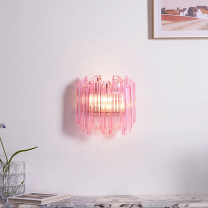 Pink Mirror Palermo Wall Light