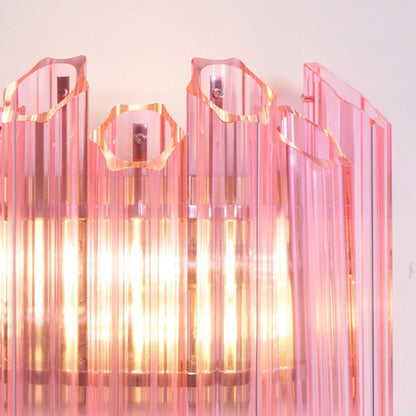 Pink Mirror Palermo Wall Light