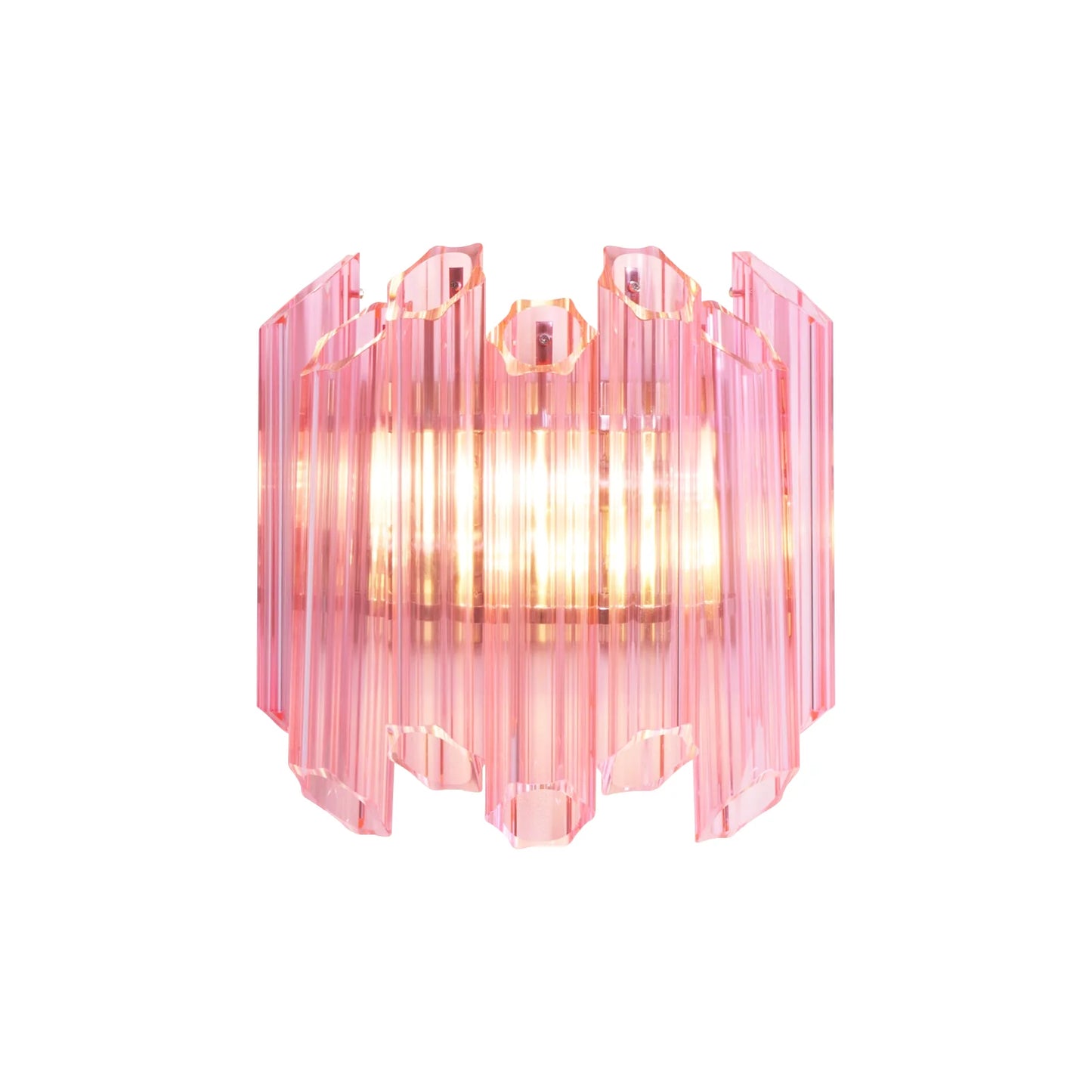 Pink Mirror Palermo Wall Light - Nuvé