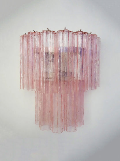 Pink Murano Glass Wall Sconces - Nuvé