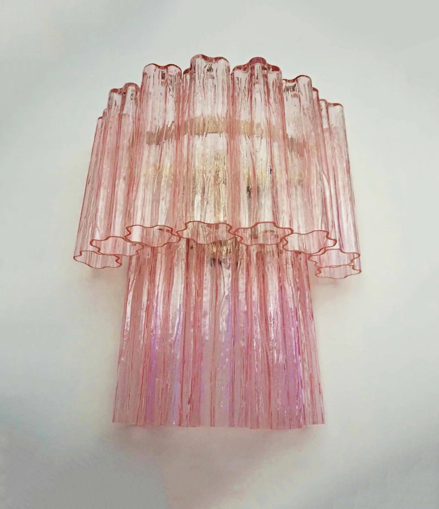 Pink Murano Glass Wall Sconces - Nuvé
