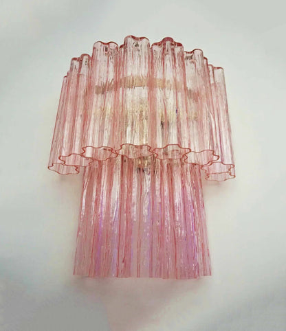 Pink Murano Glass Wall Sconces - Nuvé
