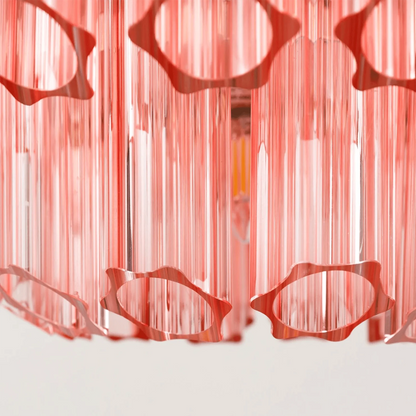 Pink Palermo Round Chandelier - Nuvé