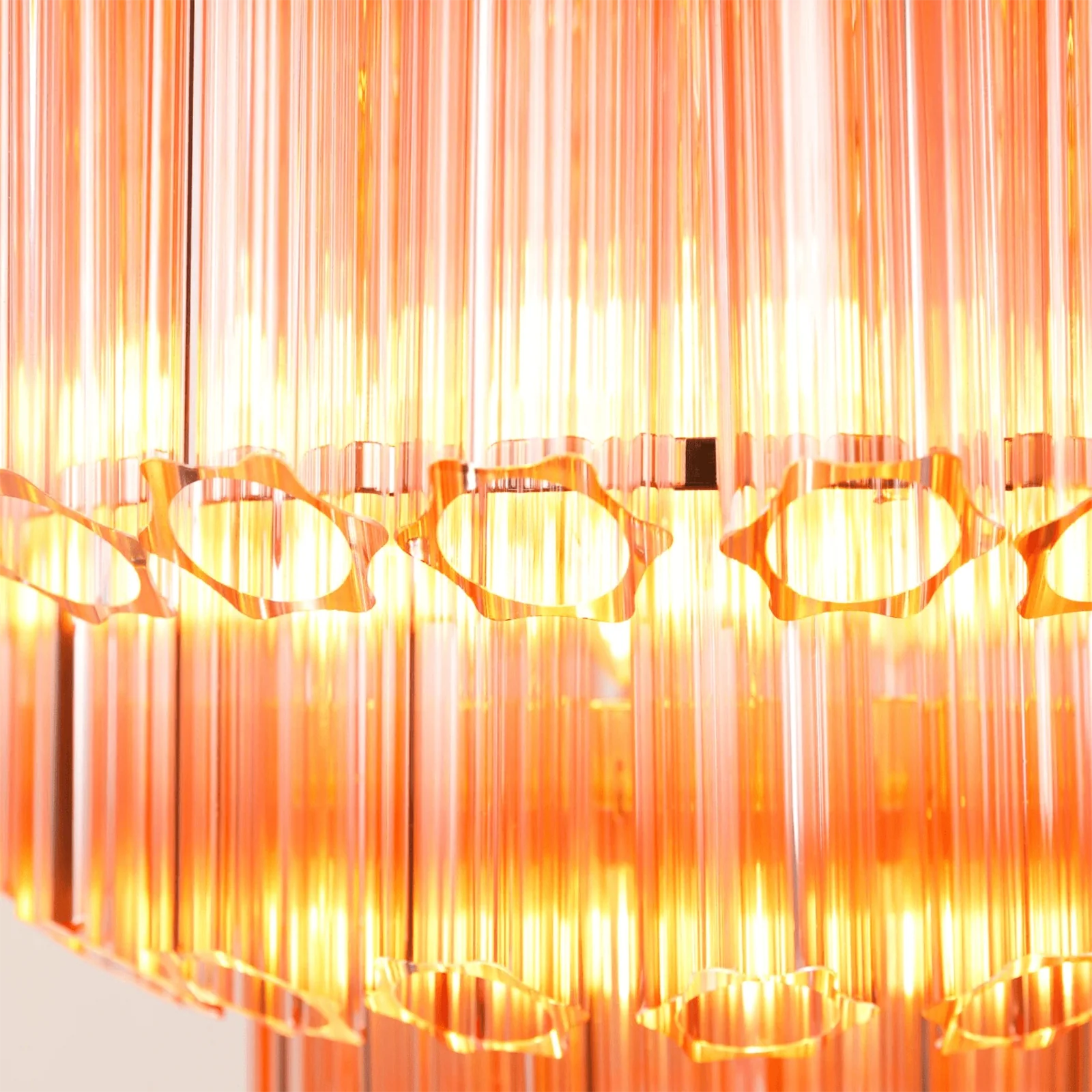 Pink Palermo Round Chandelier - Nuvé