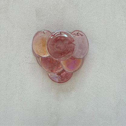 Pink Vintage Murano Glass Wall Lamp - Nuvé