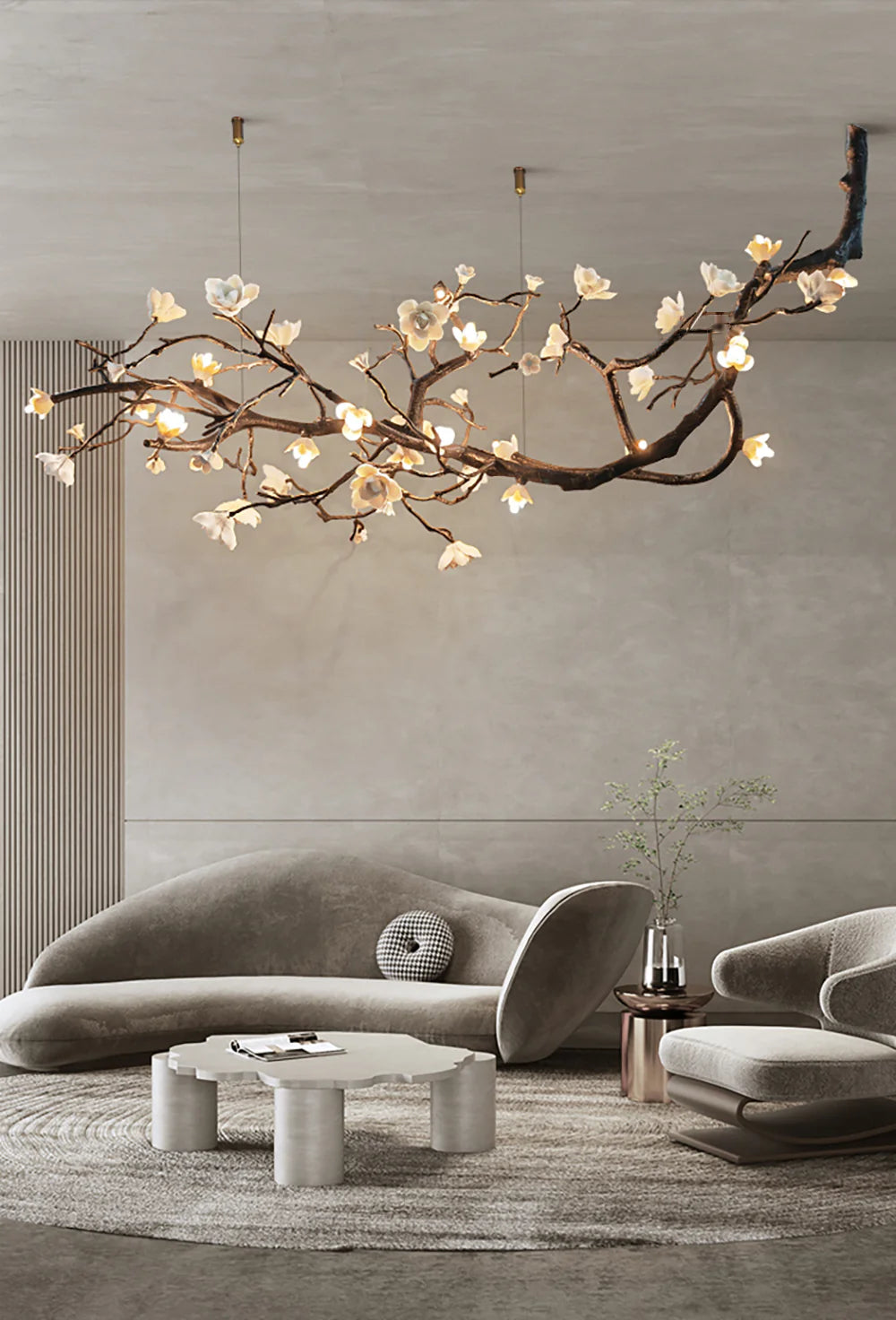 Plum Tree Branch Chandelier - Nuvé