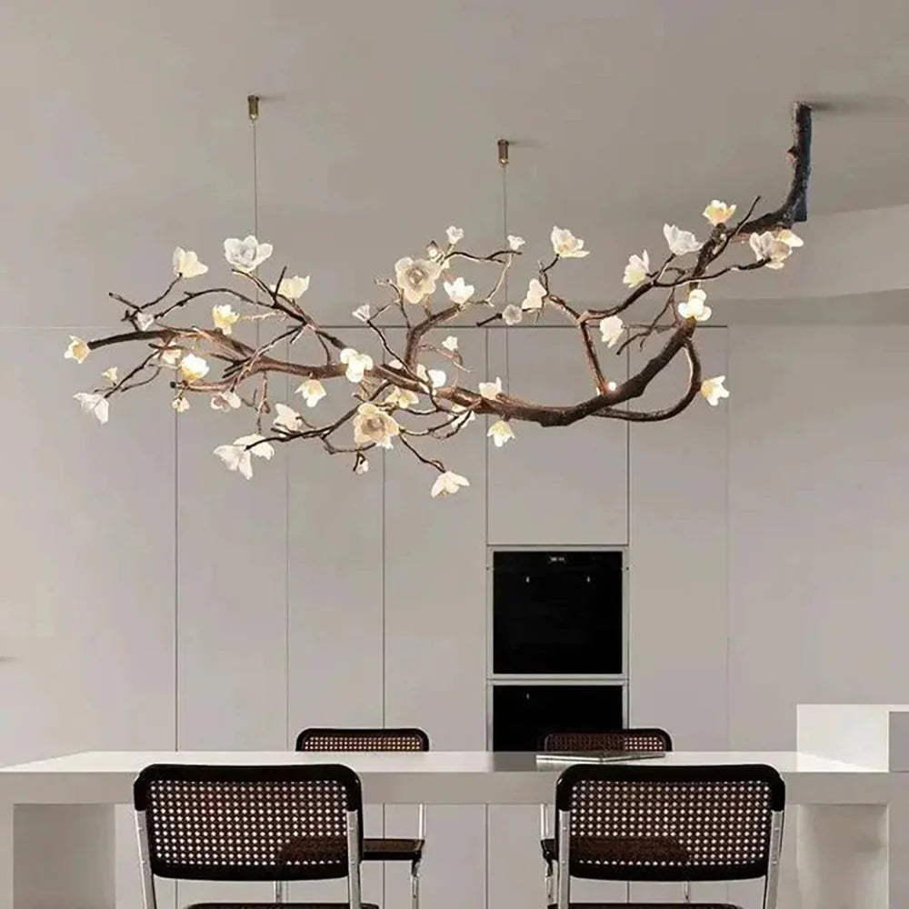 Plum Tree Branch Chandelier - Nuvé