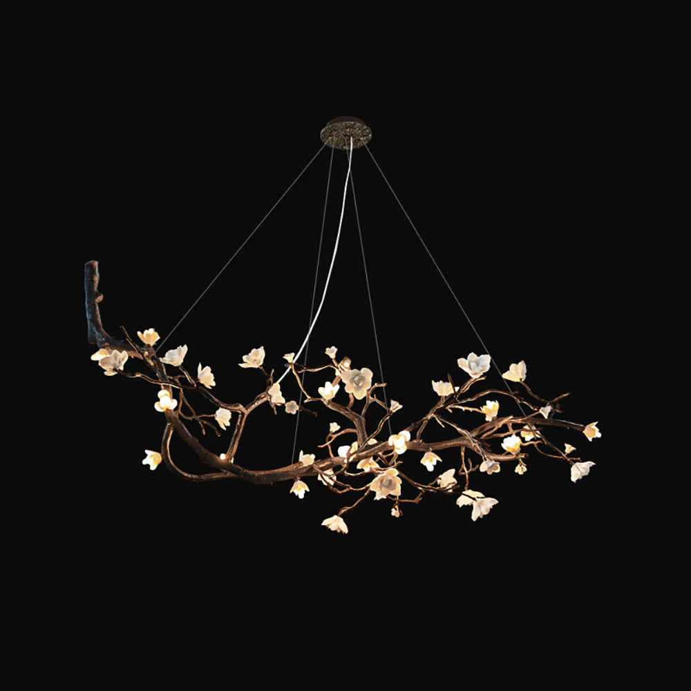 Plum Tree Branch Chandelier - Nuvé