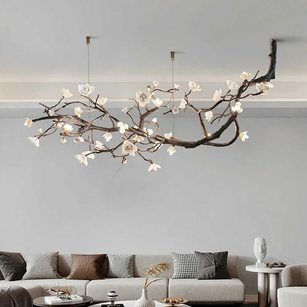 Plum Tree Branch Chandelier - Nuvé