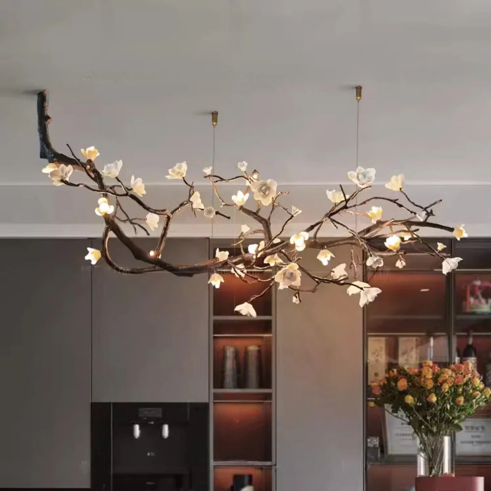 Plum Tree Branch Chandelier - Nuvé