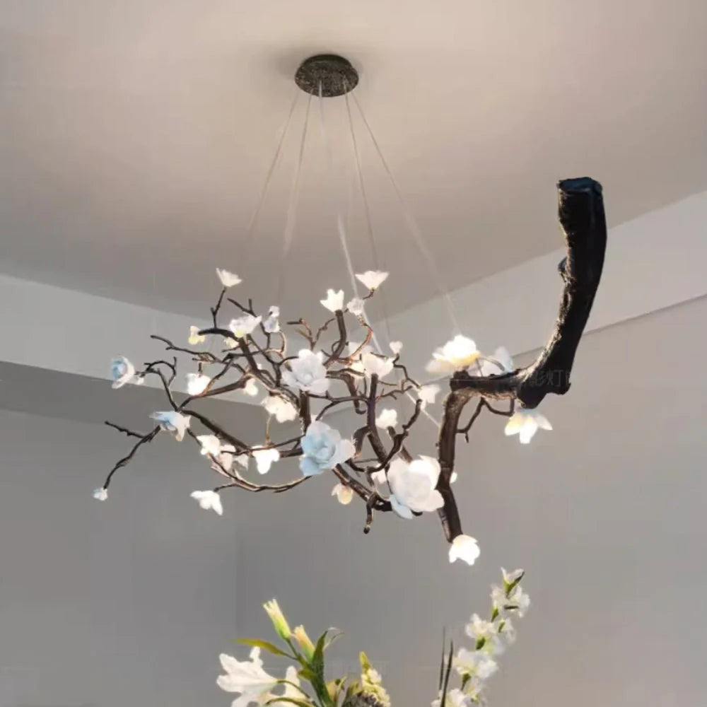 Plum Tree Branch Chandelier - Nuvé