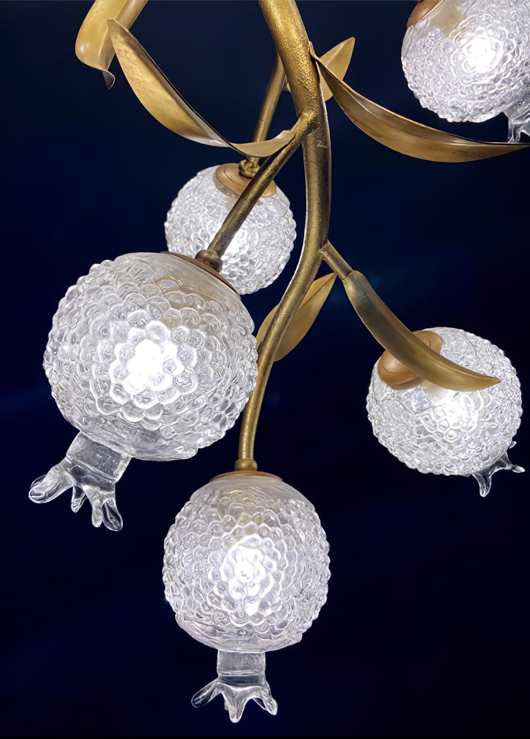 Pomegranate Brass Ceiling Lamp - Nuvé