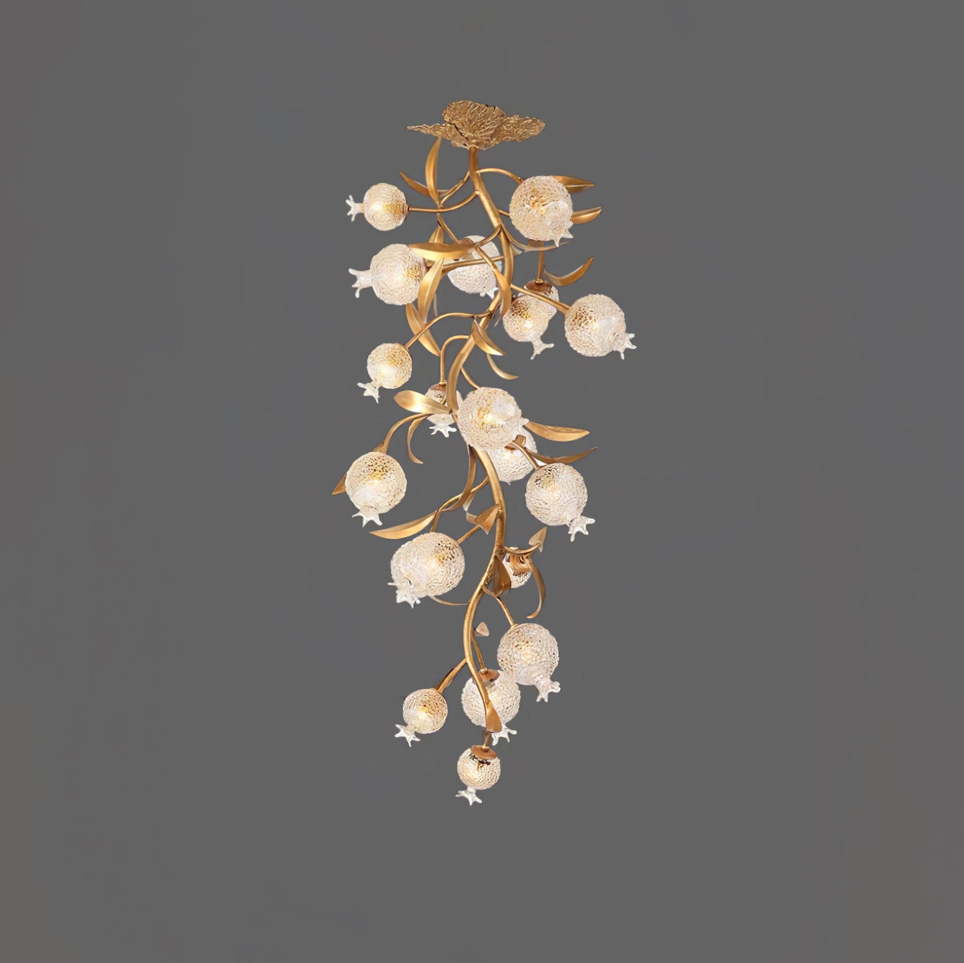 Pomegranate Brass Ceiling Lamp - Nuvé