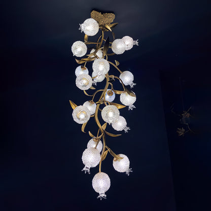 Pomegranate Brass Ceiling Lamp - Nuvé
