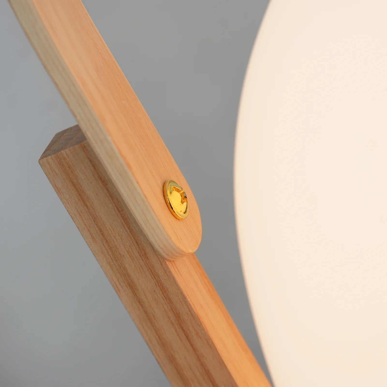 Portable Wood Lantern Glass Table Lamp - Nuvé