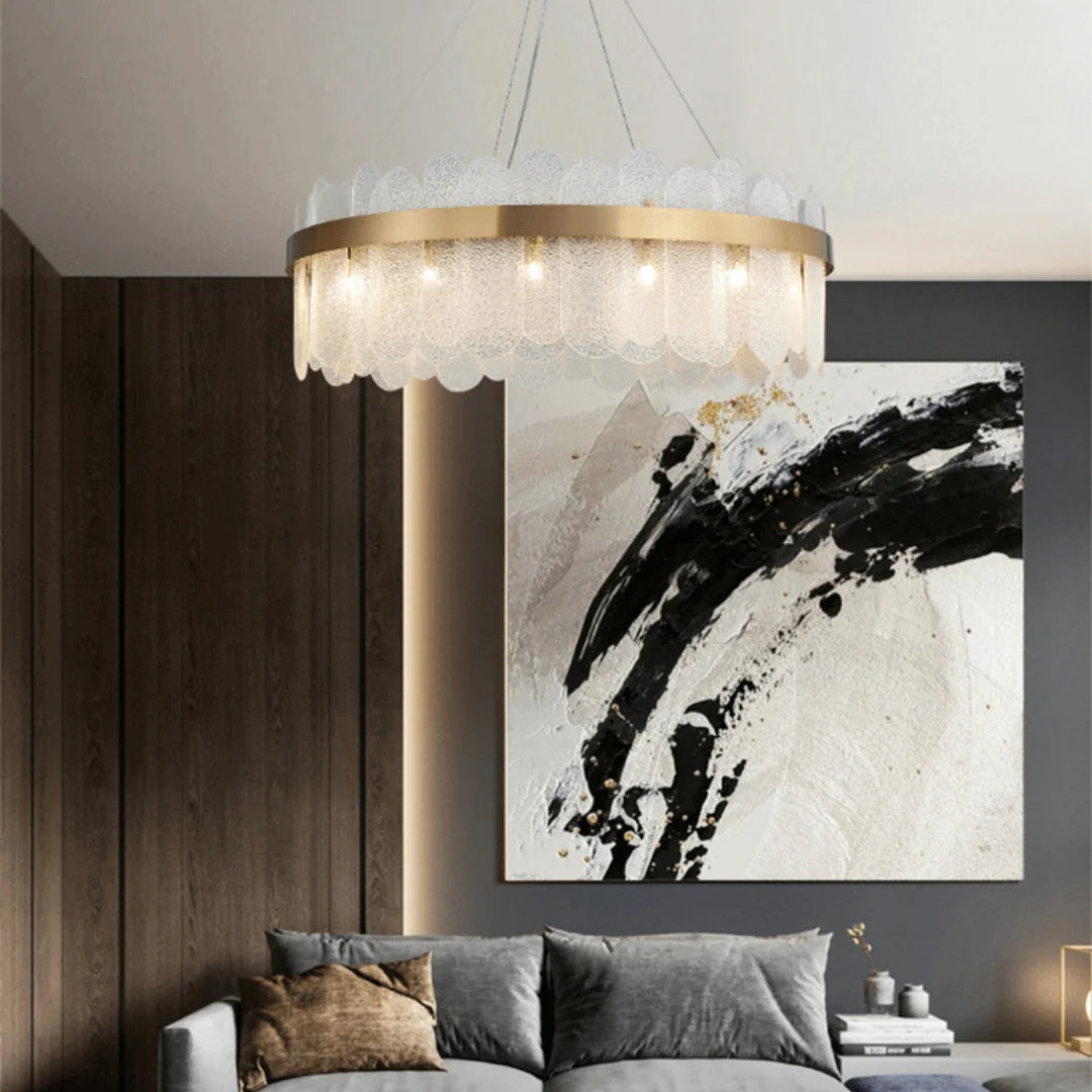 Preben Postmodern Glass Chandelier - Nuvé