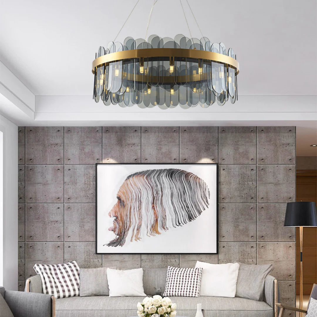 Preben Postmodern Glass Chandelier - Nuvé