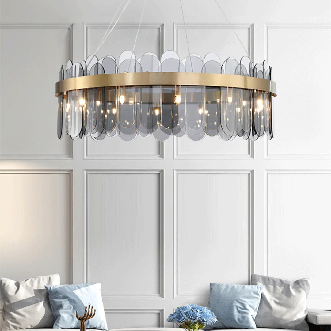 Preben Postmodern Glass Chandelier - Nuvé