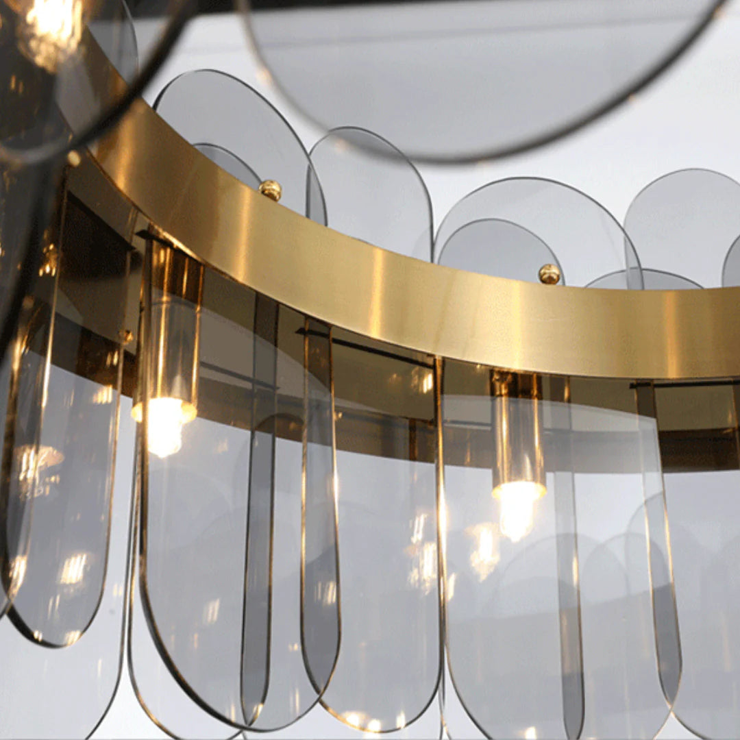 Preben Postmodern Glass Chandelier - Nuvé