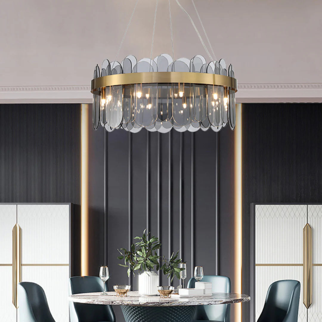 Preben Postmodern Glass Chandelier - Nuvé