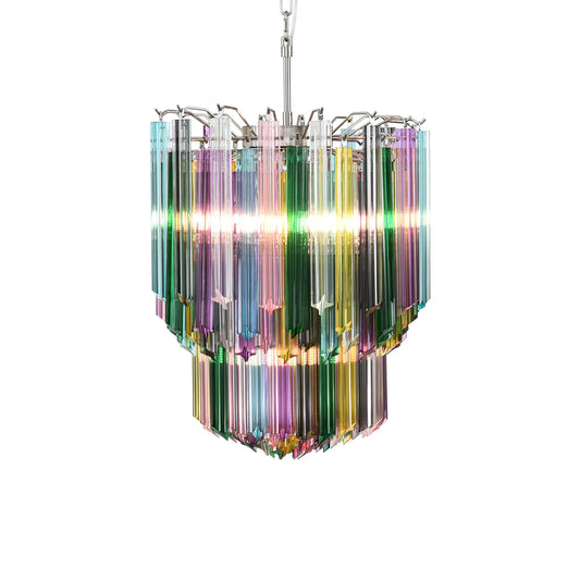 Prismatic Murano Colorful Chandelier - Nuvé