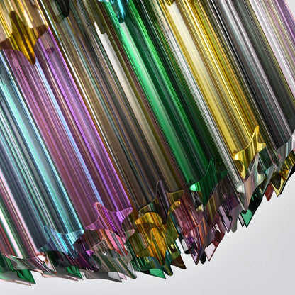 Prismatic Murano Colorful Chandelier - Nuvé