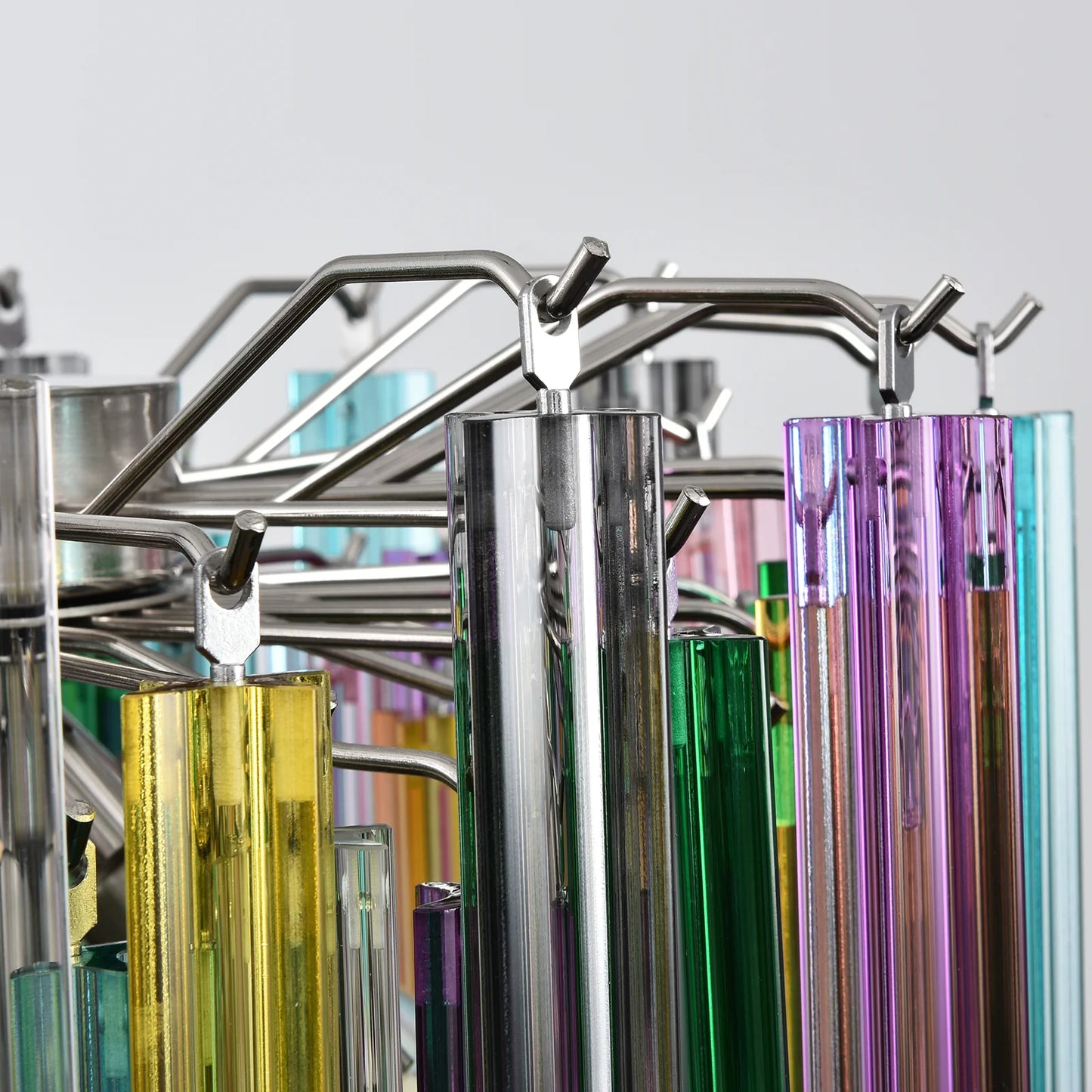 Prismatic Murano Colorful Chandelier - Nuvé