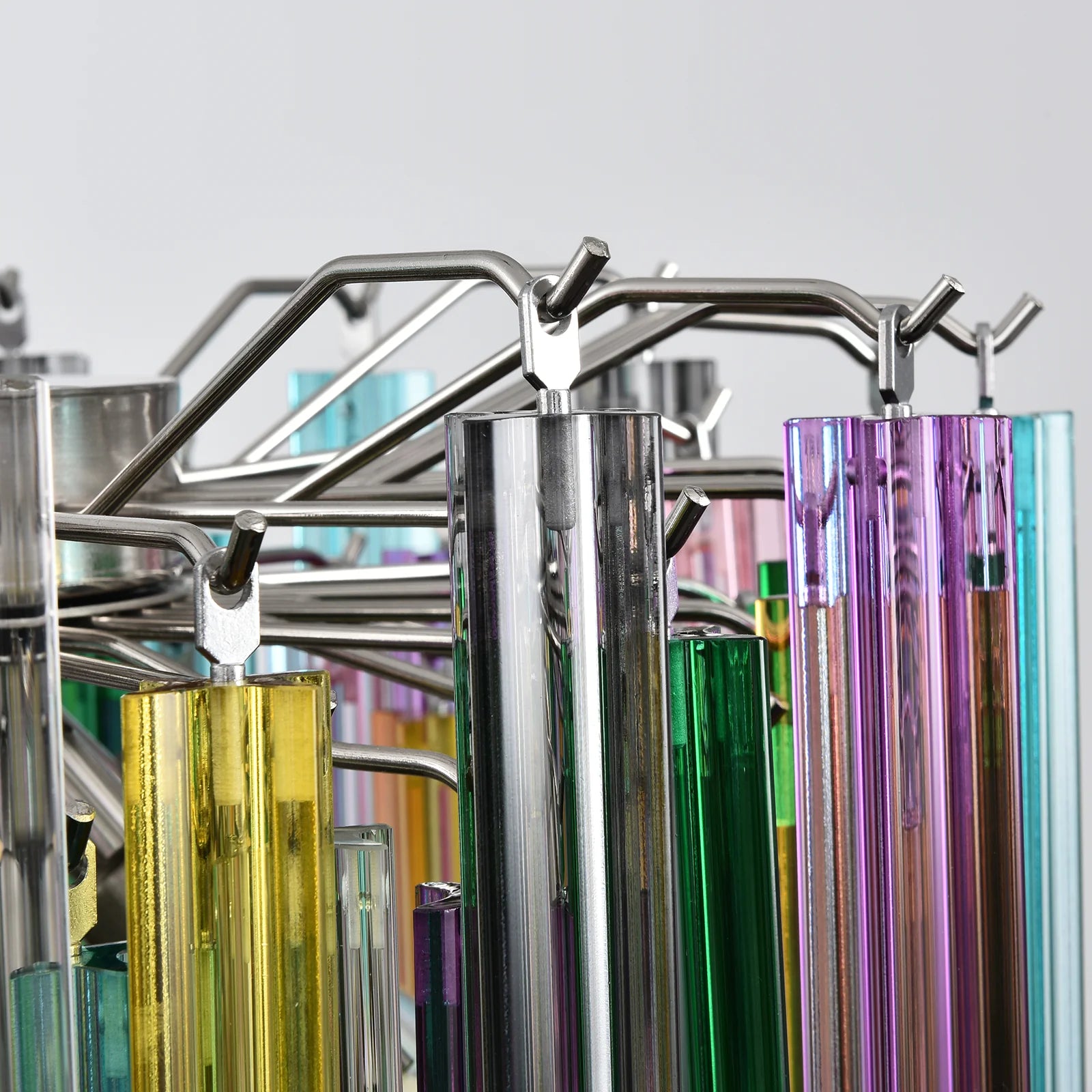 Prismatic Murano Colorful Chandelier - Nuvé