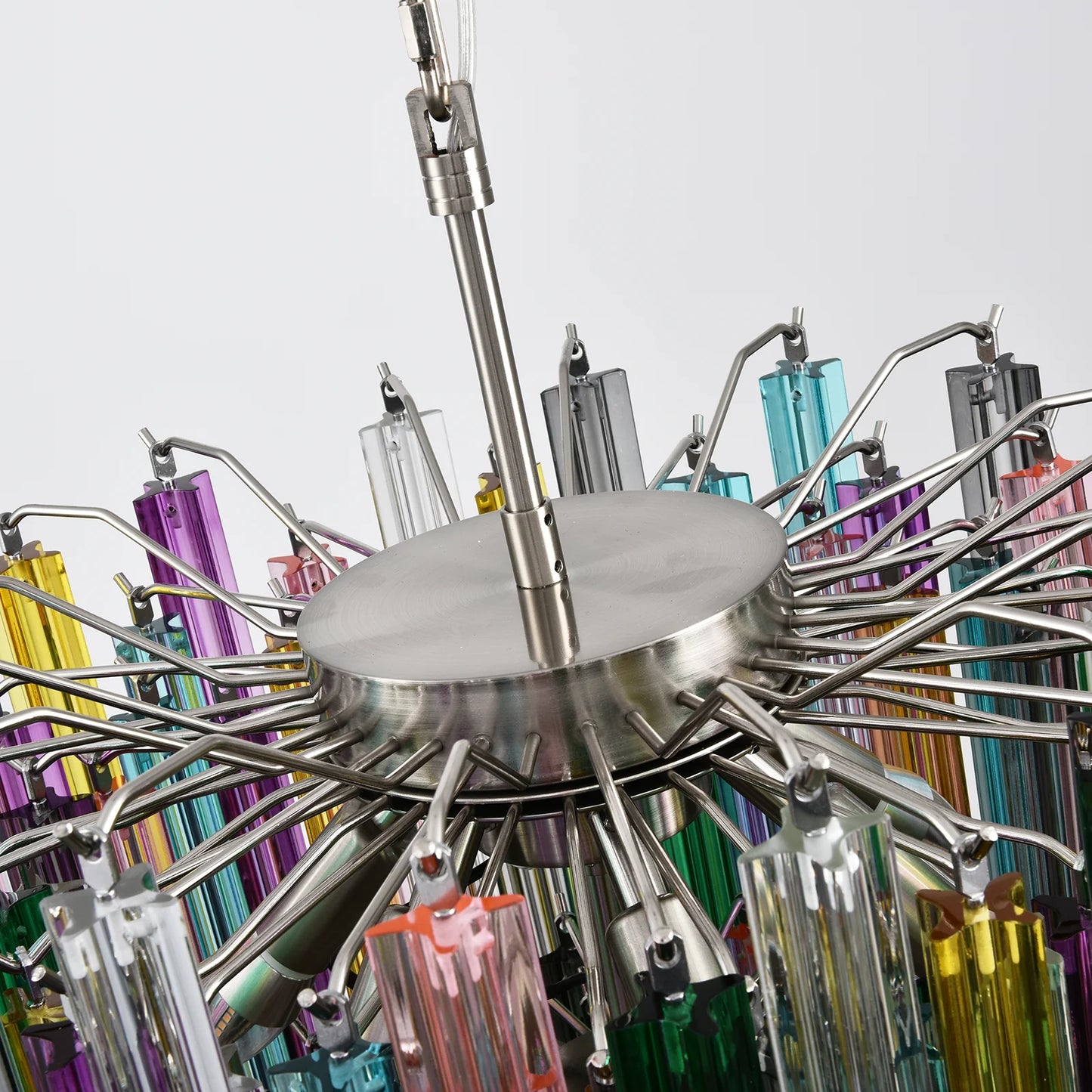Prismatic Murano Colorful Chandelier - Nuvé