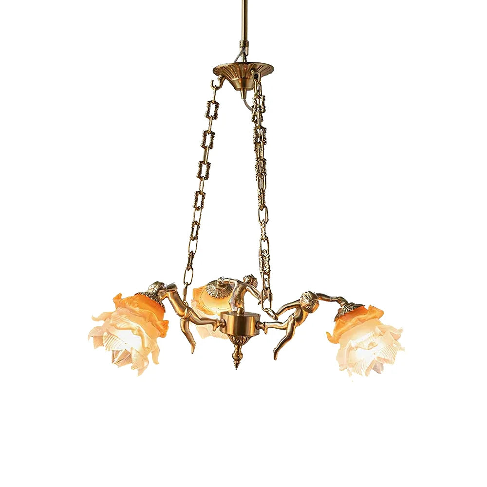Putti Statuettes Brass Suspension - Nuvé