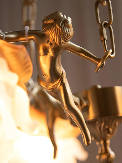 Putti Statuettes Brass Suspension - Nuvé
