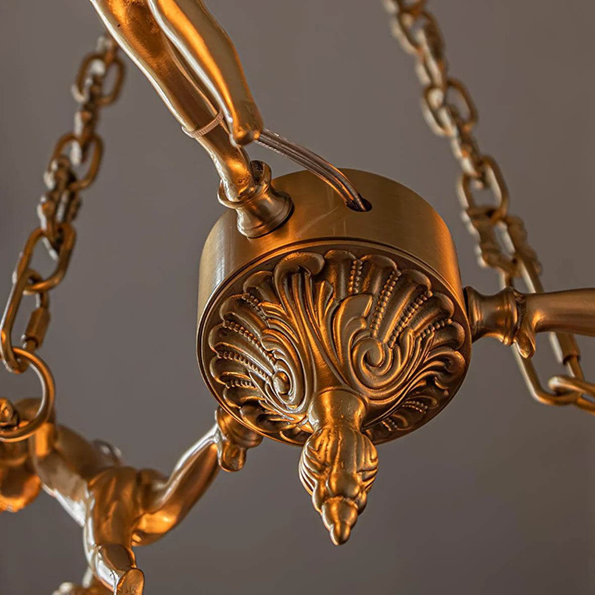 Putti Statuettes Brass Suspension - Nuvé