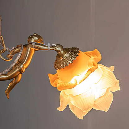 Putti Statuettes Brass Suspension - Nuvé