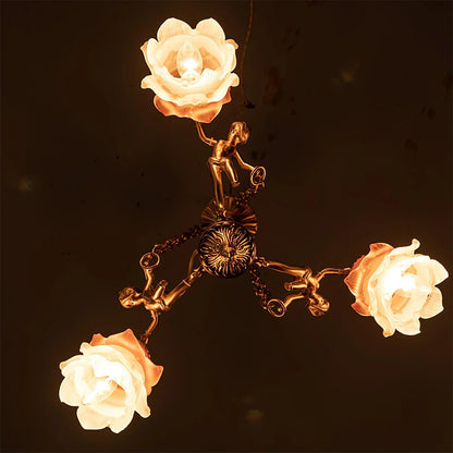 Putti Statuettes Brass Suspension - Nuvé