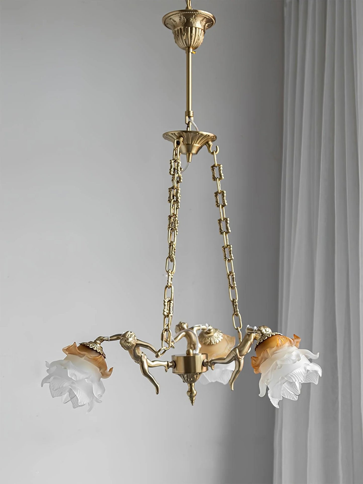 Putti Statuettes Brass Suspension - Nuvé