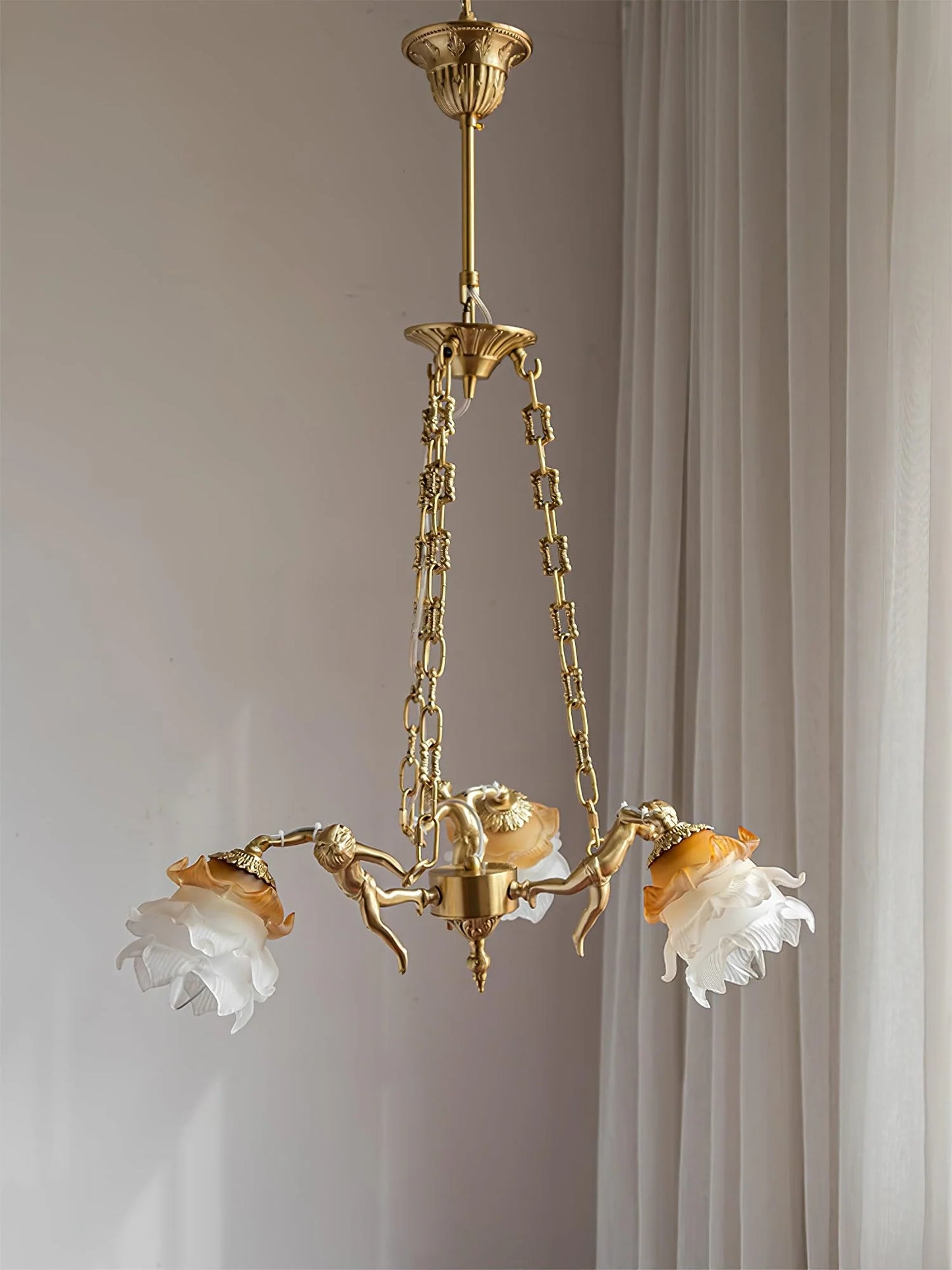 Putti Statuettes Brass Suspension - Nuvé