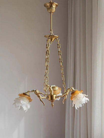Putti Statuettes Brass Suspension - Nuvé