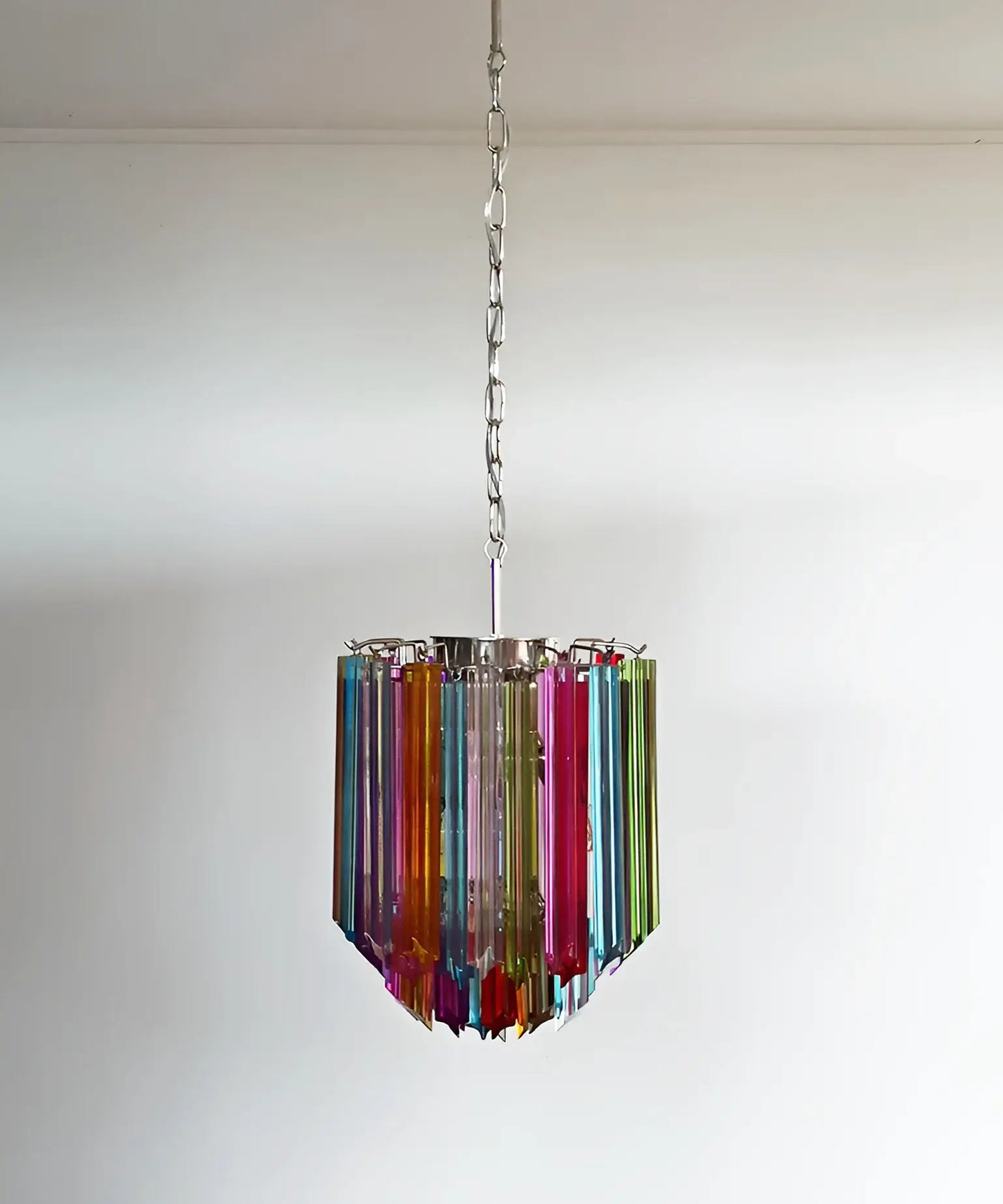 Quadriedri Murano Prisms Multicolored Chandelier - Nuvé