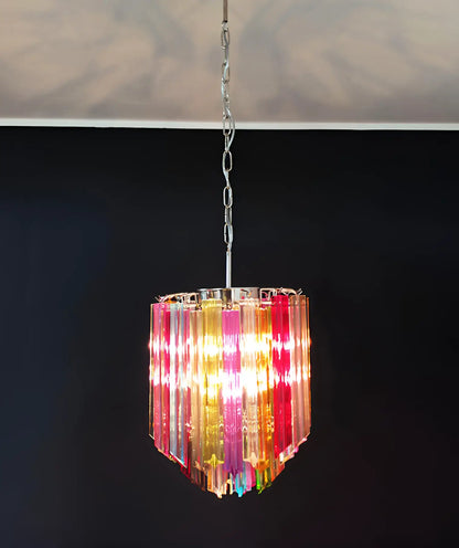 Quadriedri Murano Prisms Multicolored Chandelier - Nuvé