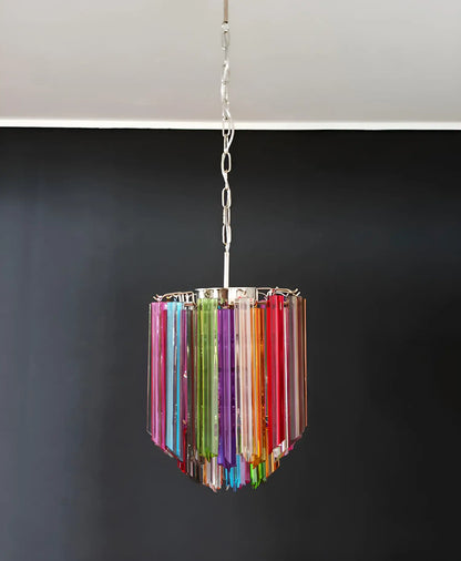 Quadriedri Murano Prisms Multicolored Chandelier - Nuvé