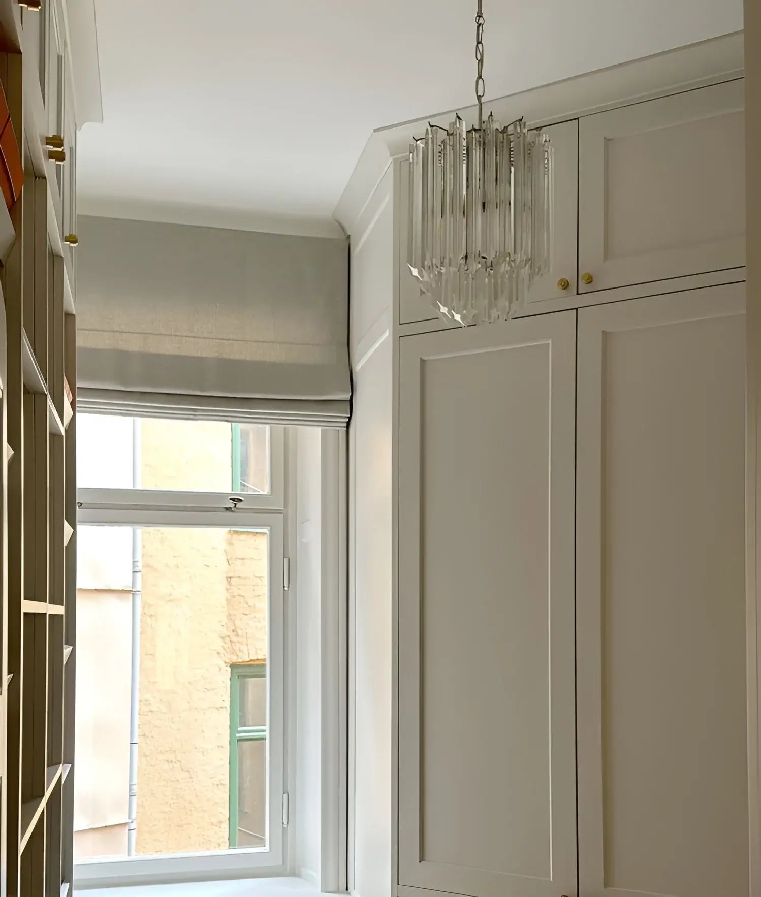 Quadriedri Murano Prisms Transparant Chandelier - Nuvé