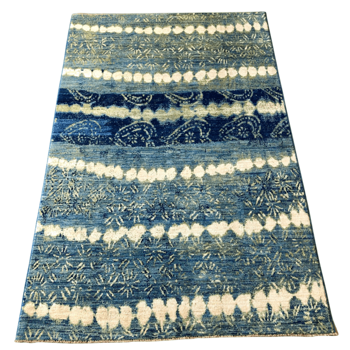 Gabbeh  blu/grn(6x9) - Nuvé
