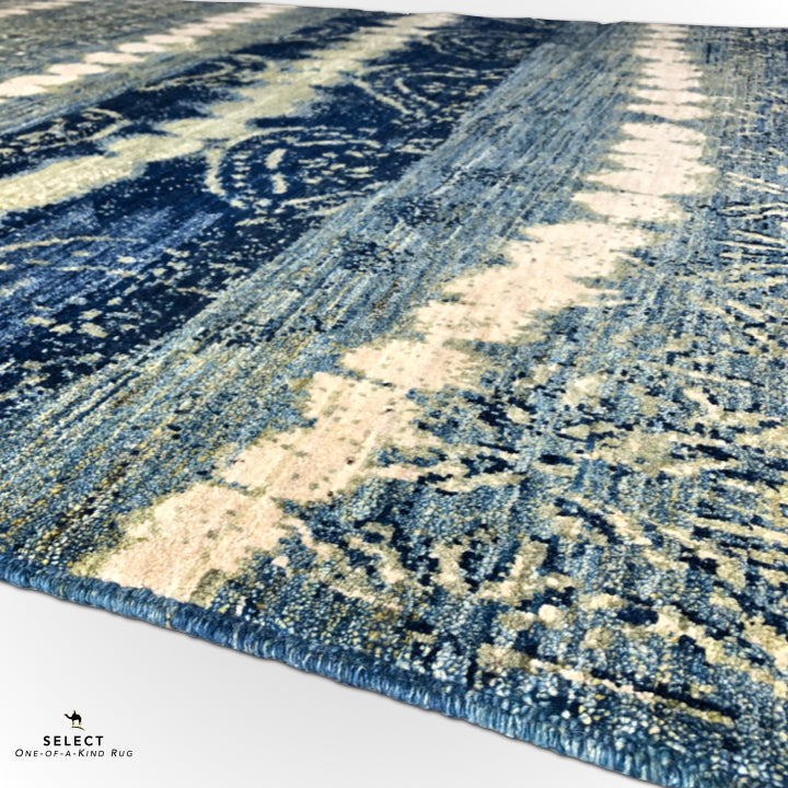 Gabbeh (6'00"x9'01") blue/green