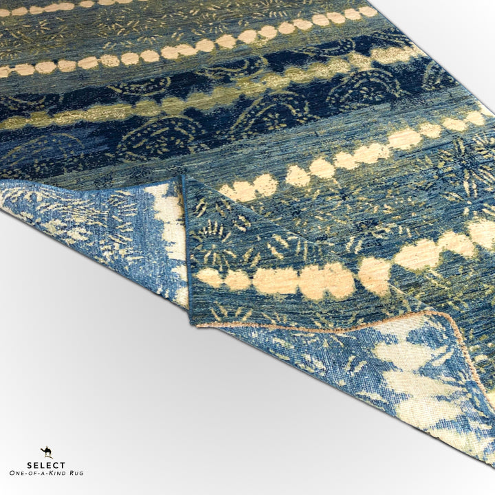 Gabbeh (6'00"x9'01") blue/green