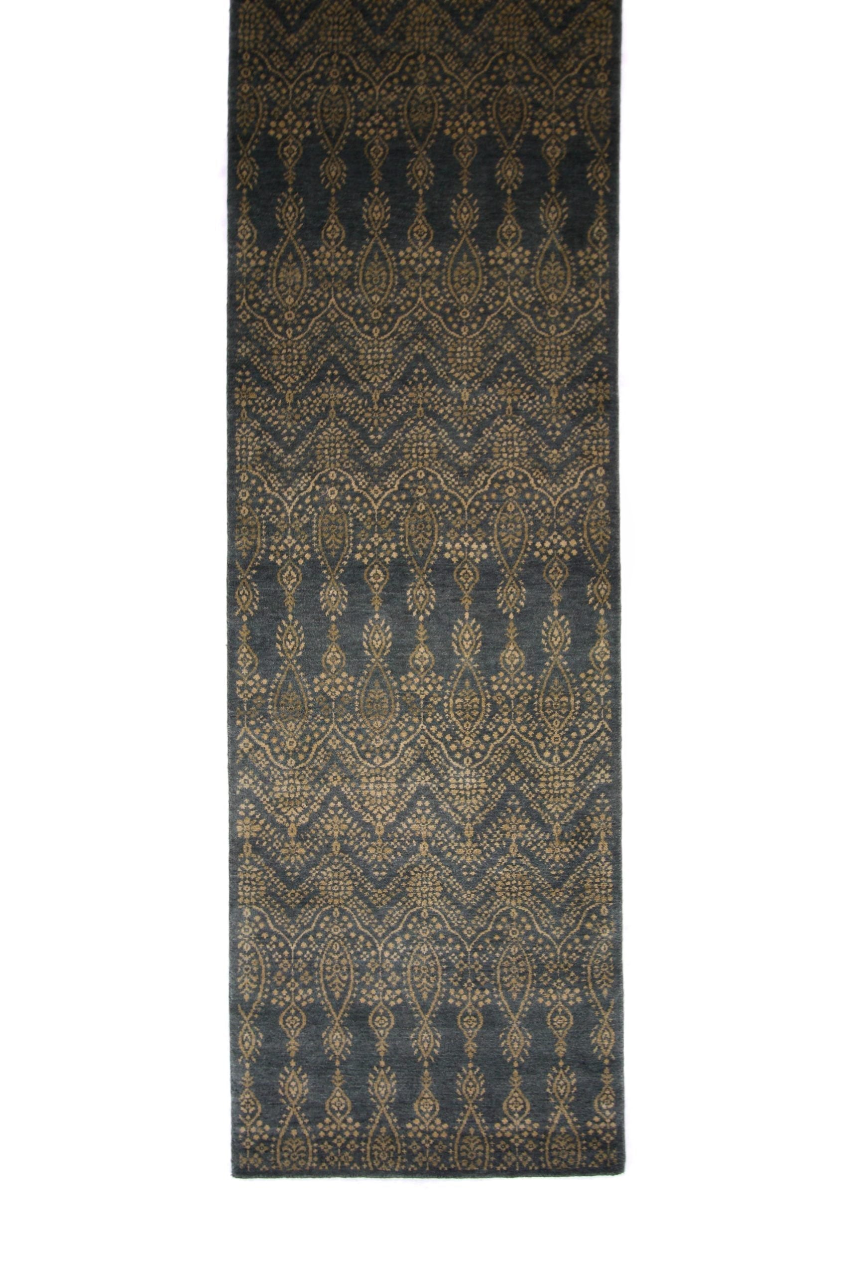 Arabesque Design Teal 10' Runner - Nuvé