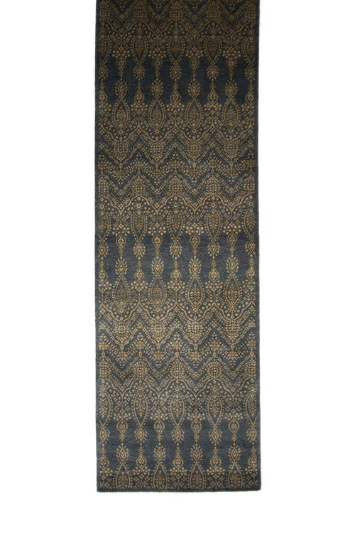 Arabesque Design Teal 10' Runner - Nuvé