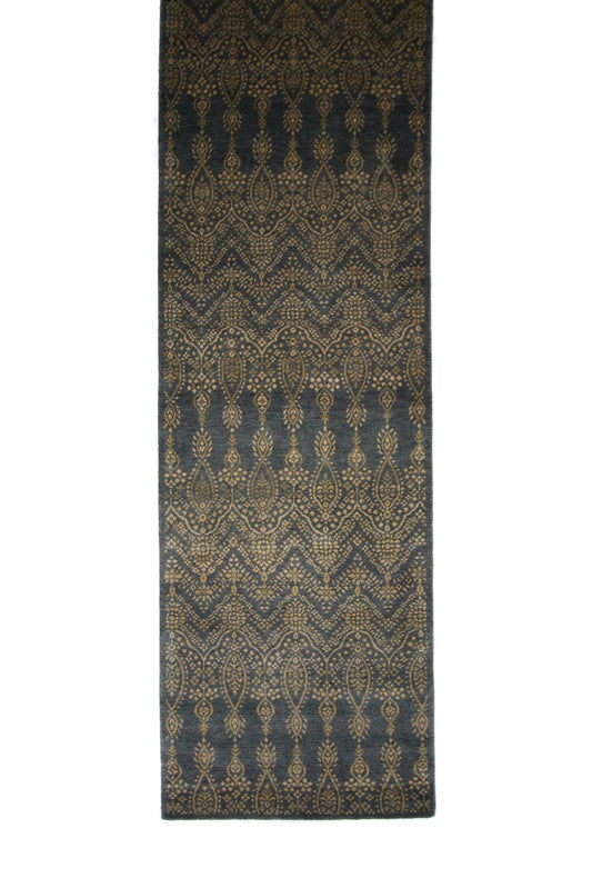 Arabesque Design Teal 10' Runner - Nuvé