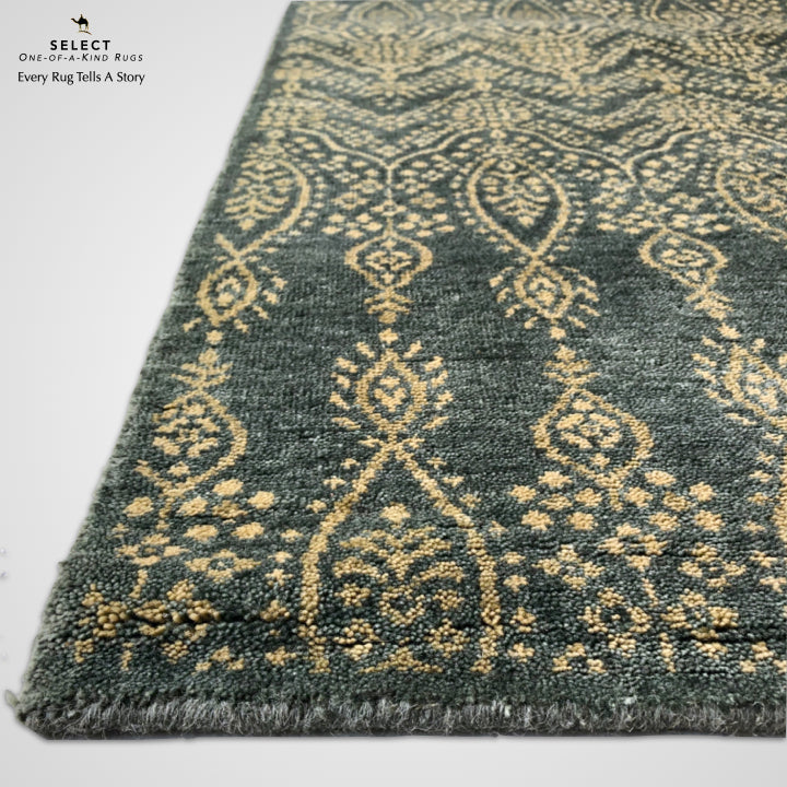Arabesque Design Teal 10' Runner - Nuvé