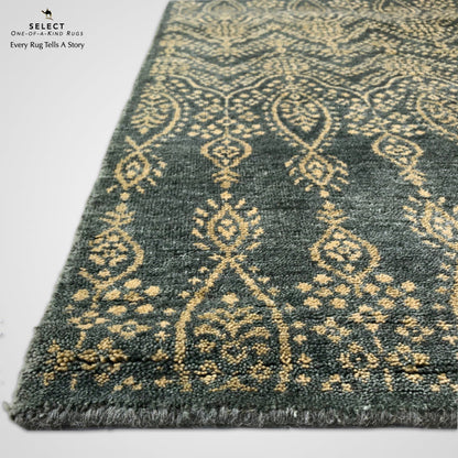 Arabesque Design Teal 10' Runner - Nuvé